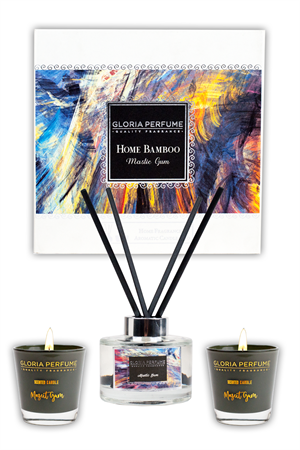 Mastic Gum Home Fragrance & Aromatıc Candle Duo